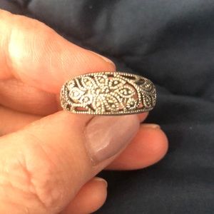 Sterling Silver marcasite ring